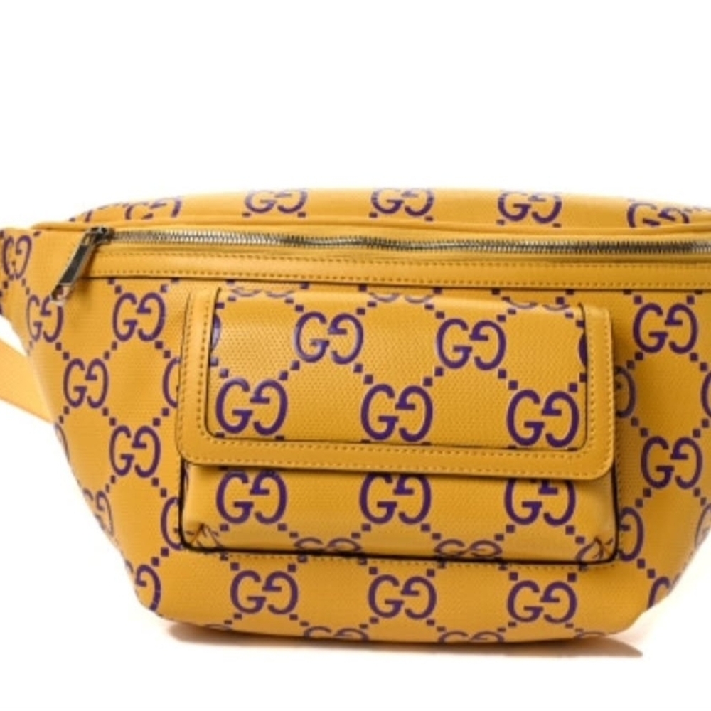 Gucci Yellow and Purple Belt Bag